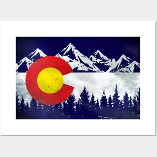 Colorado State Flag Posters and Art